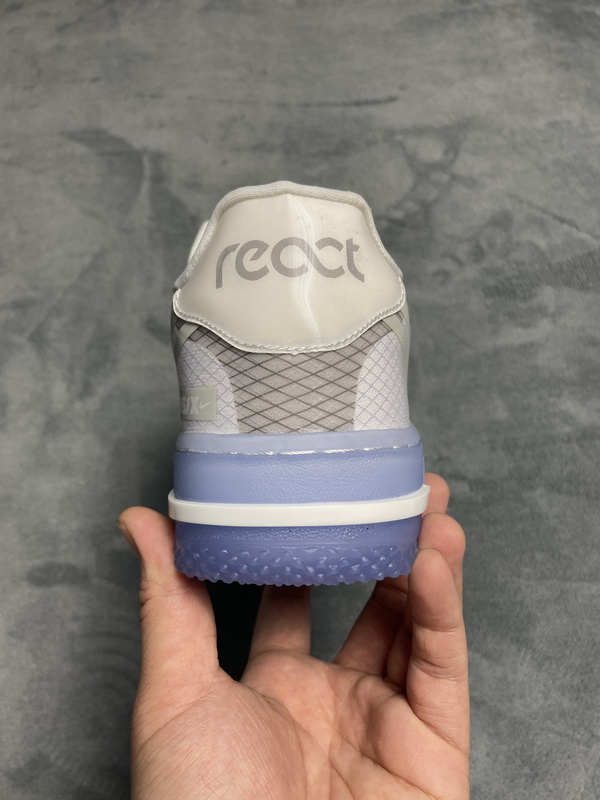 QF  Nike Air Force 1 React QS White Ice