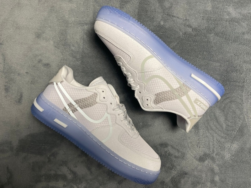 QF  Nike Air Force 1 React QS White Ice