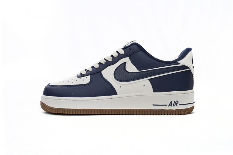 QF Nike Air Force 1 Low “College Pack” Midnight Navy Gum Medium Brown