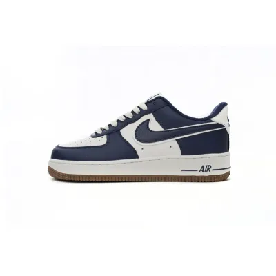 QF Nike Air Force 1 Low “College Pack” Midnight Navy Gum Medium Brown 01
