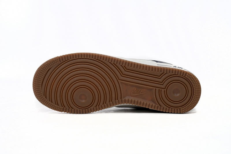 QF Nike Air Force 1 Low “College Pack” Midnight Navy Gum Medium Brown