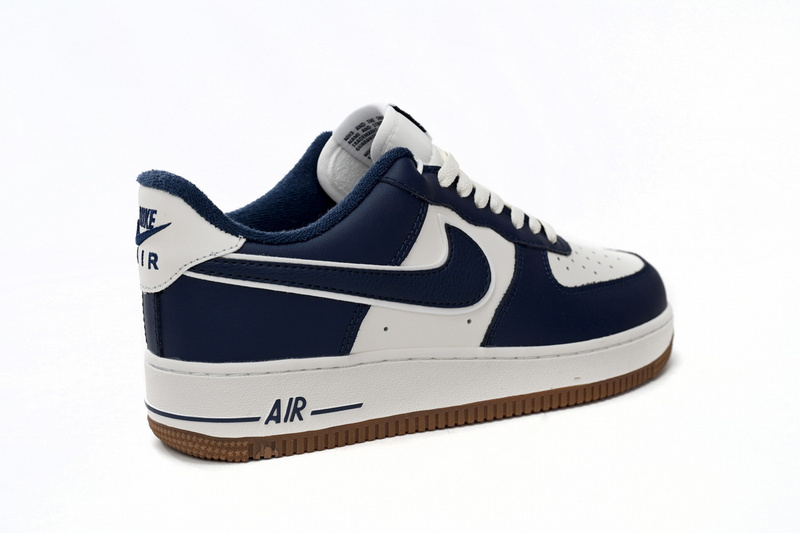 QF Nike Air Force 1 Low “College Pack” Midnight Navy Gum Medium Brown