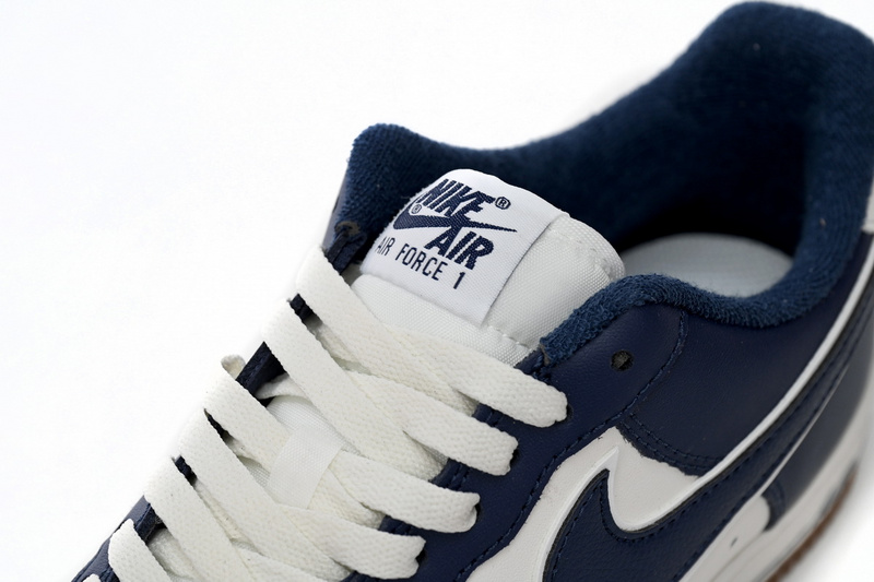 QF Nike Air Force 1 Low “College Pack” Midnight Navy Gum Medium Brown