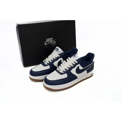 QF Nike Air Force 1 Low “College Pack” Midnight Navy Gum Medium Brown 02
