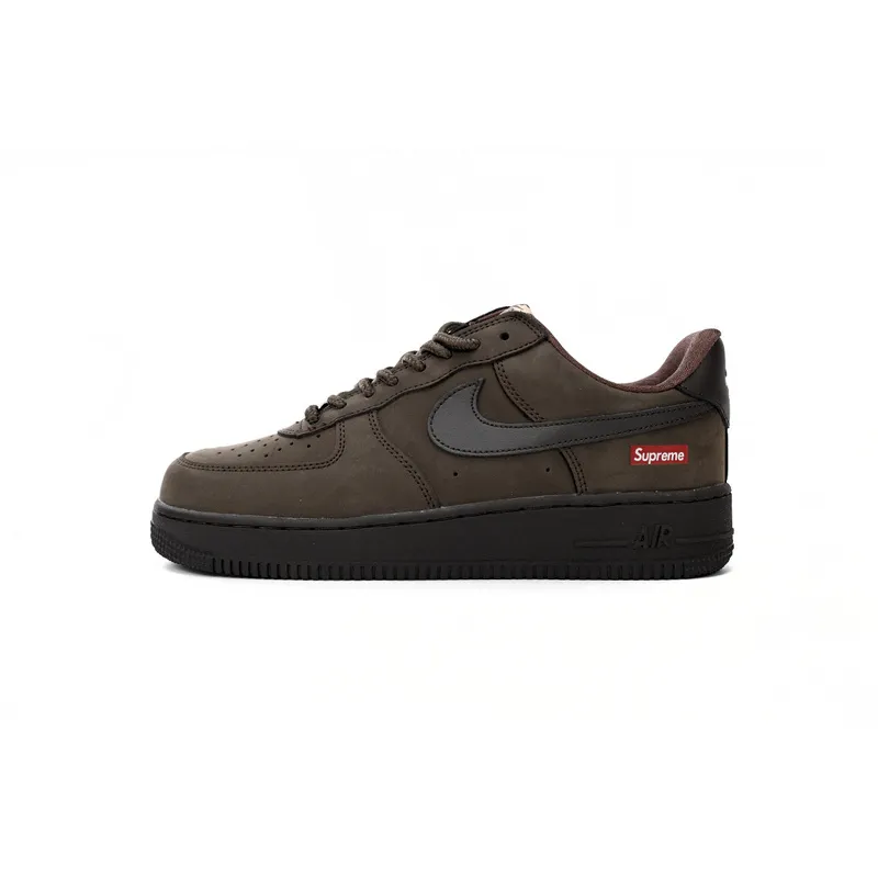 QF Supreme x Air Force 1 Low Brown