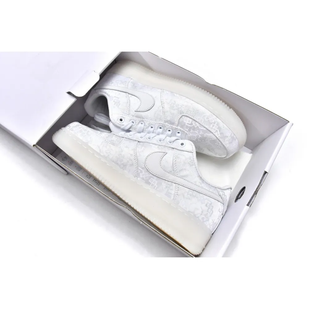 GB CLOT x Nike Air Force 1 Premium White
