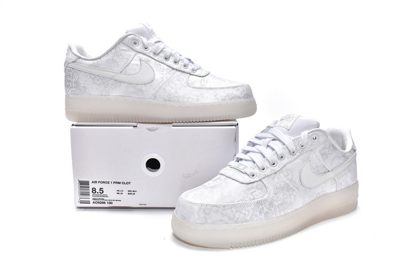 GB CLOT x Nike Air Force 1 Premium White