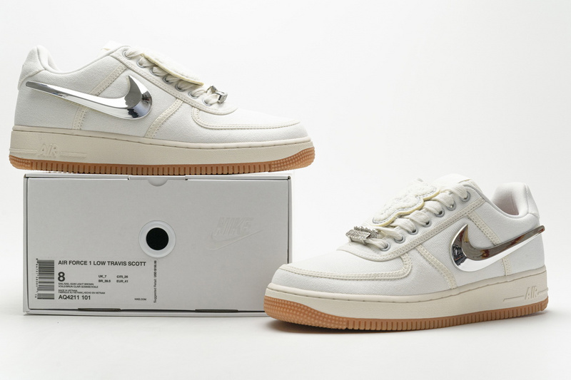 TS Travis Scott x Nike Air Force 1“Sail”