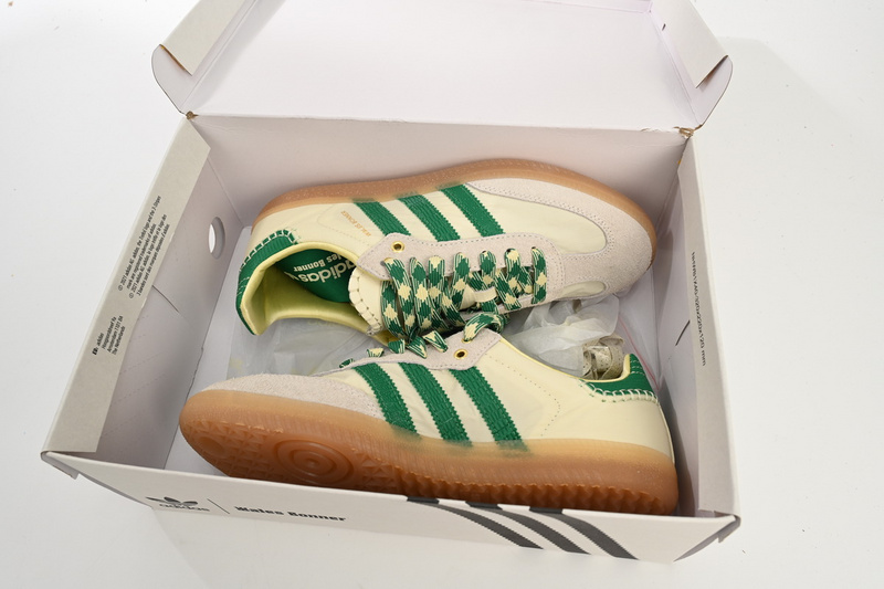 Wales Bonner x Adidas Originals Samba Vegan White Green