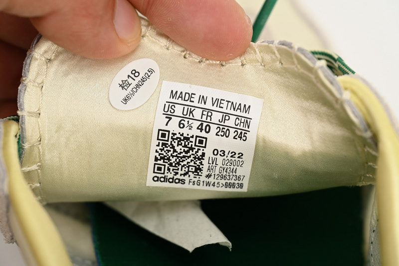 Wales Bonner x Adidas Originals Samba Vegan White Green