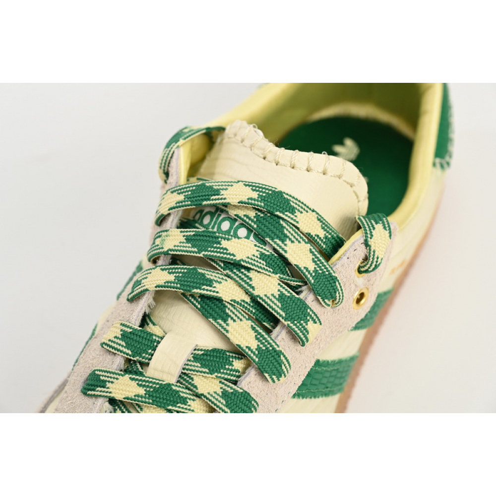 Wales Bonner x Adidas Originals Samba Vegan White Green