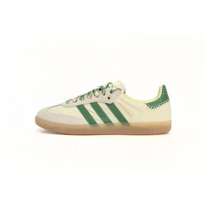 Wales Bonner x Adidas Originals Samba Vegan White Green 01
