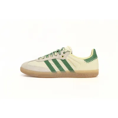 Wales Bonner x adidas Originals SAMBA White Green 01