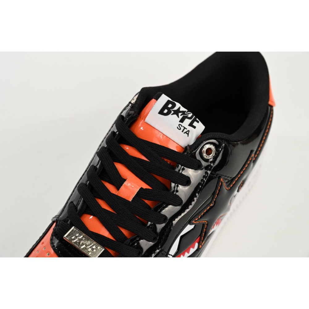 BP A Bathing Ape Bape Sta Low Orange Shark