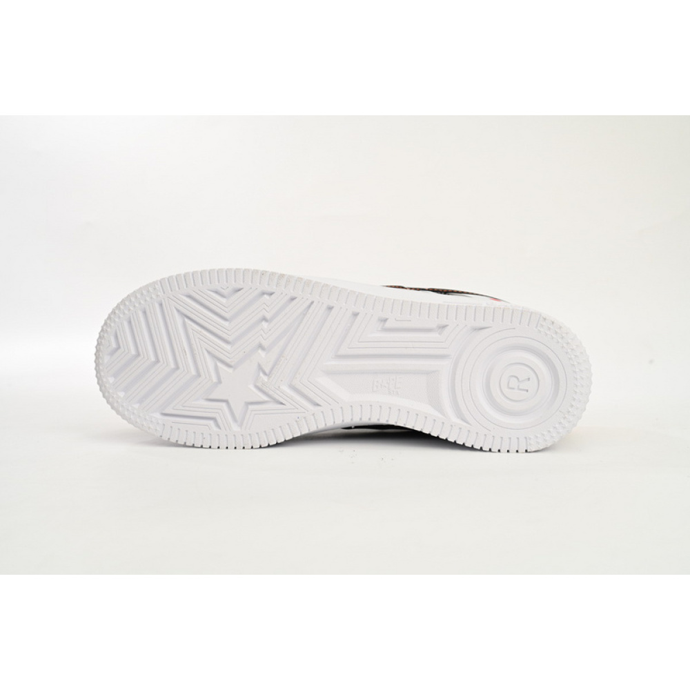 BP A Bathing Ape Bape Sta Low Orange Shark