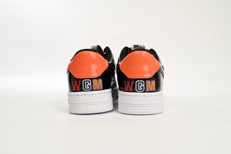 BP A Bathing Ape Bape Sta Low Orange Shark