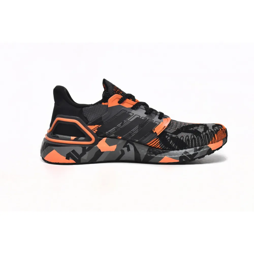 Adidas Ultra Boost 20 Black Signal Orange