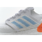 Adidas Ultra BOOST 20 Primeblue White Blue Orange
