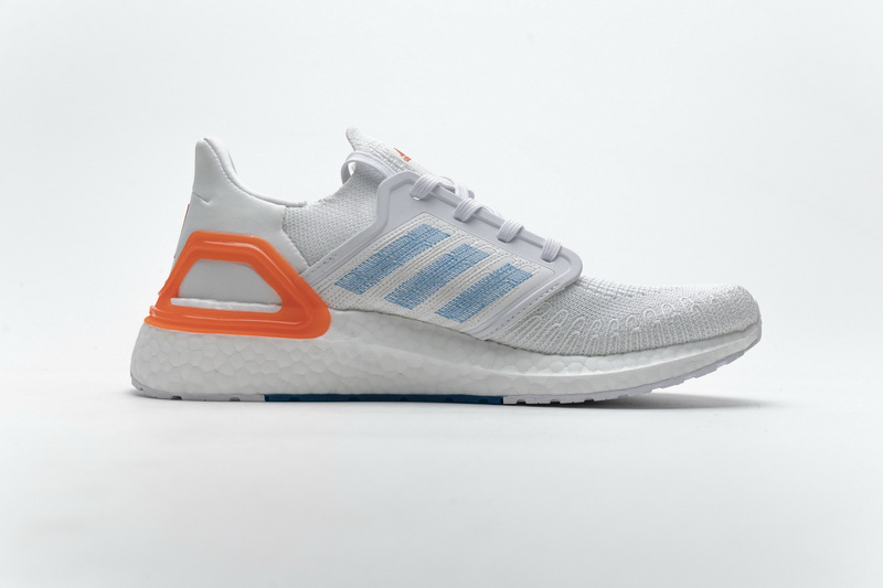 Adidas Ultra BOOST 20 Primeblue White Blue Orange