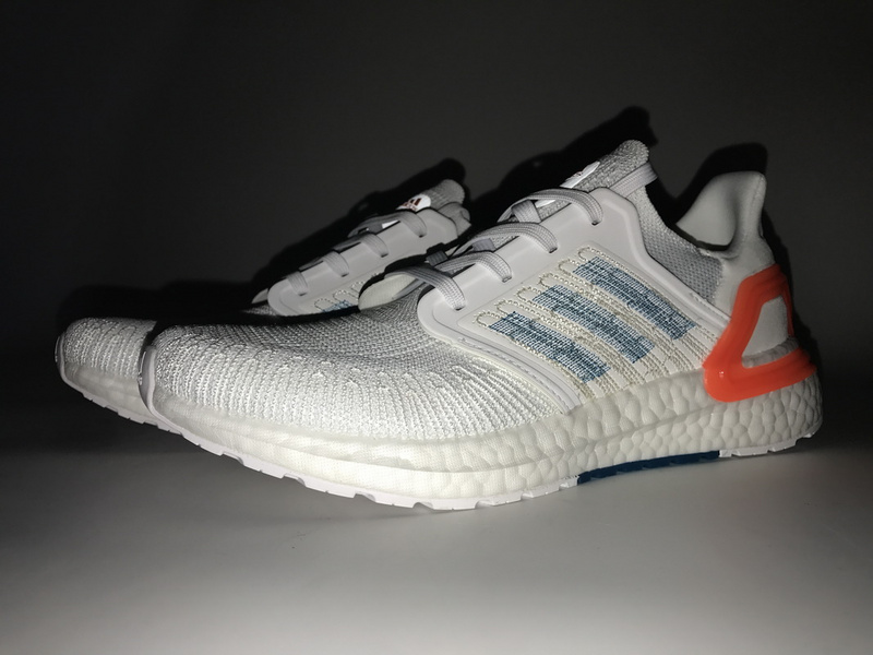 Adidas Ultra BOOST 20 Primeblue White Blue Orange