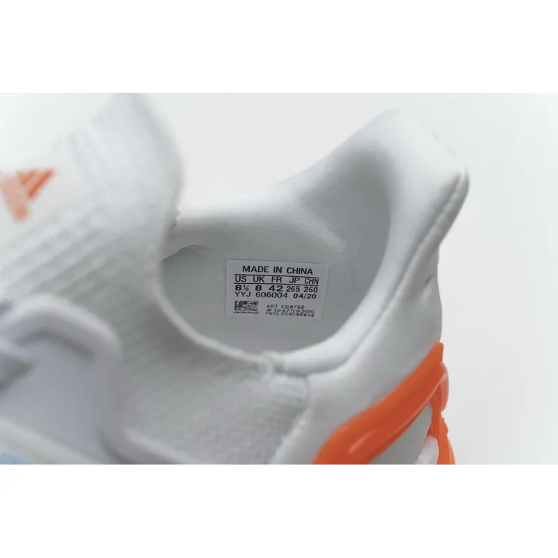Adidas Ultra BOOST 20 Primeblue White Blue Orange