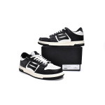 AMIRI Skel Top Low Black White