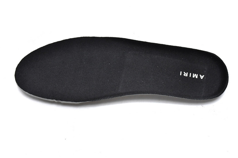 AMIRI Skel Top Low Black White