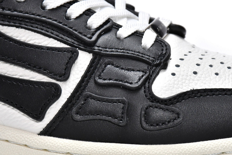 AMIRI Skel Top Low Black White