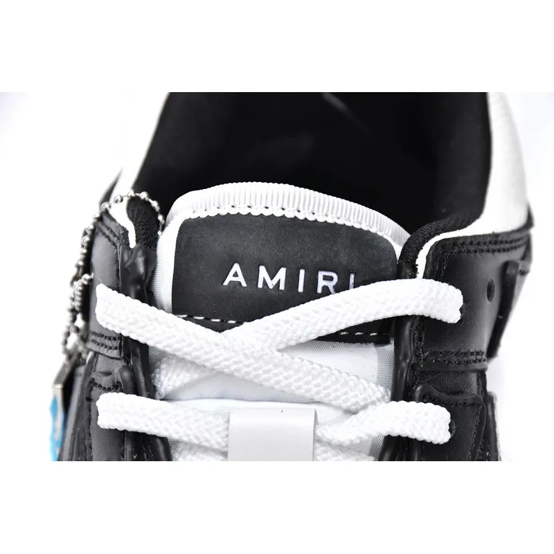 AMIRI Skel Top Low Black White