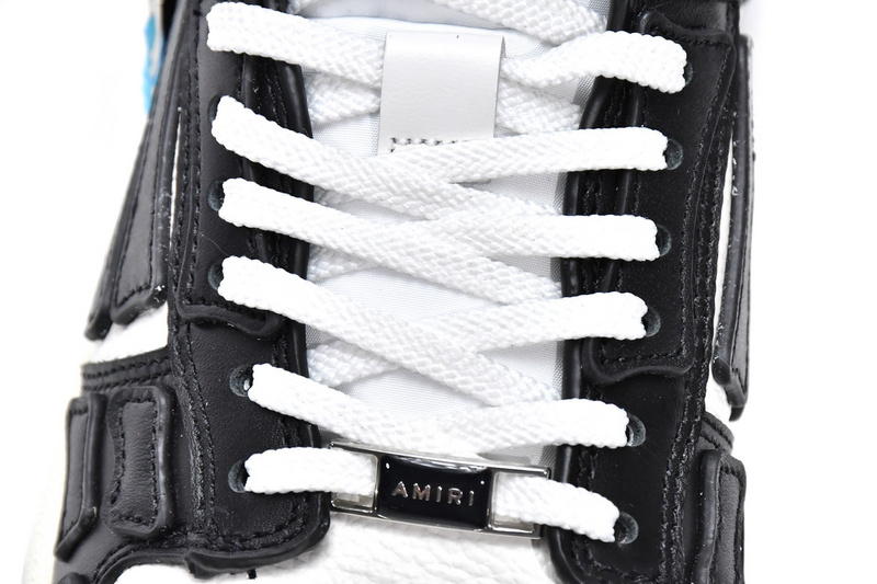 AMIRI Skel Top Low Black White