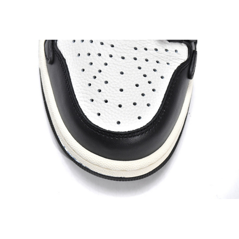 AMIRI Skel Top Low Black White