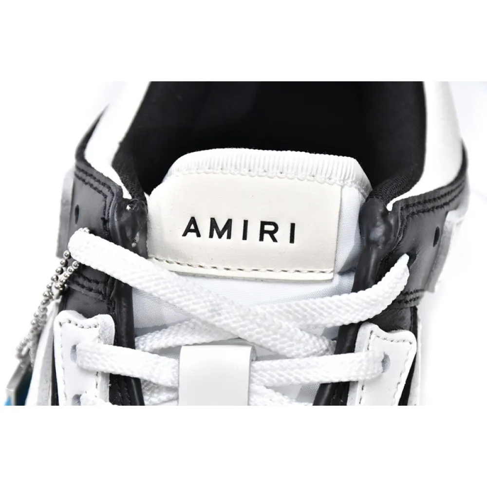 AMIRI Skel Top Low White Black