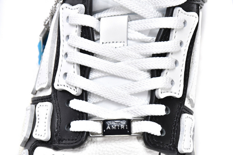 AMIRI Skel Top Low White Black