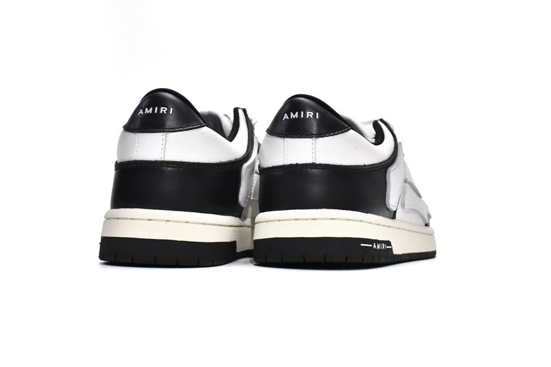 AMIRI Skel Top Low White Black