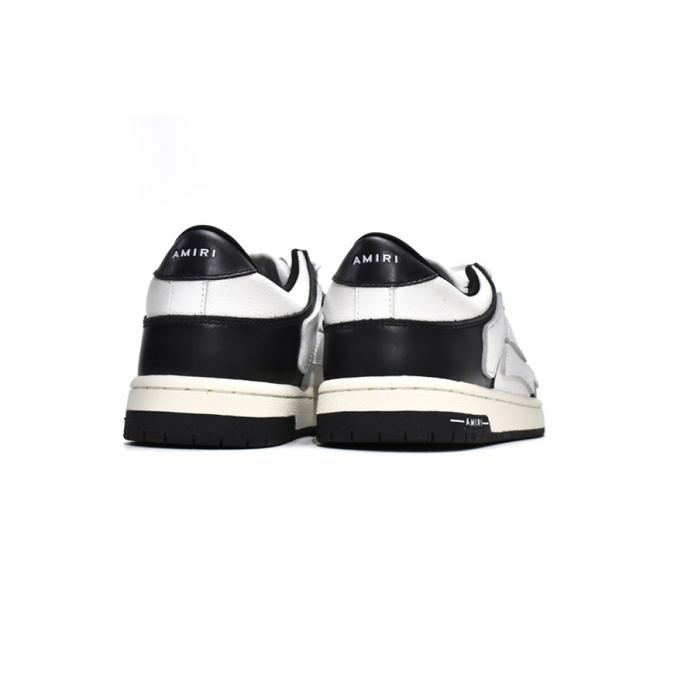 AMIRI Skel Top Low White Black