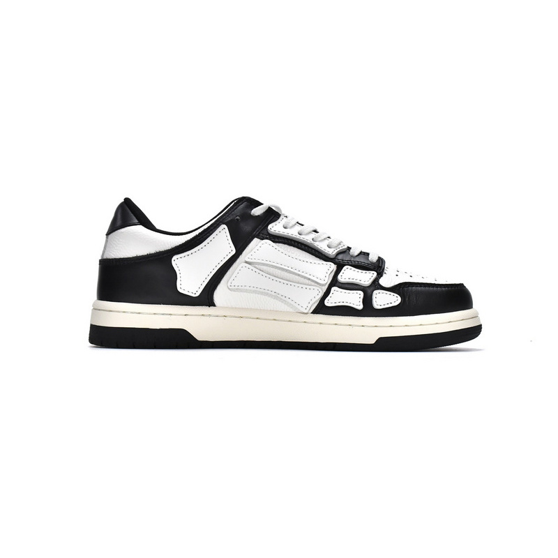 AMIRI Skel Top Low White Black