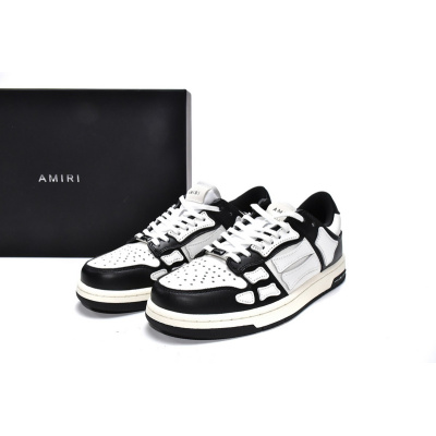 AMIRI Skel Top Low White Black 02