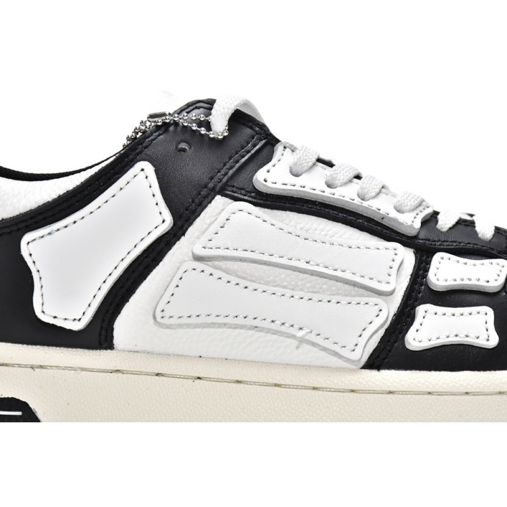 AMIRI Skel Top Low White Black