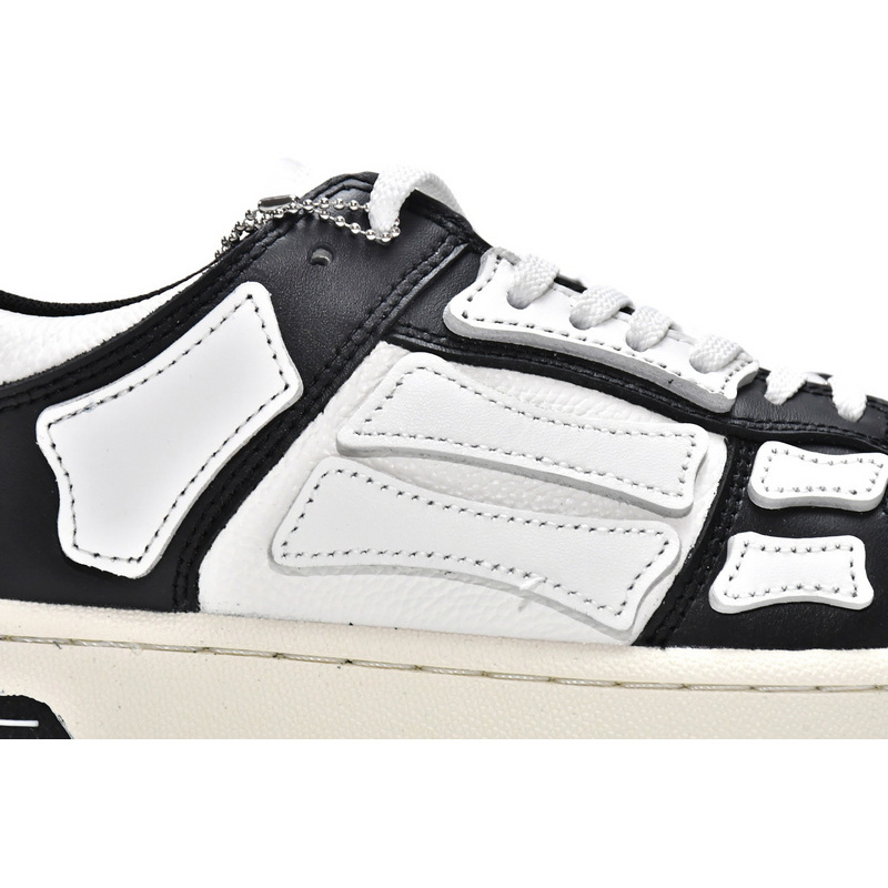 AMIRI Skel Top Low White Black