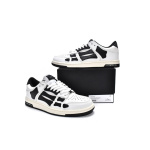 AMIRI Skel Top Low Whtie Black