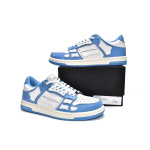 AMIRI Skel Top Low Whtie Blue