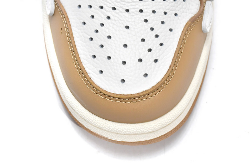 AMIRI Skel Top Low Whtie Brown