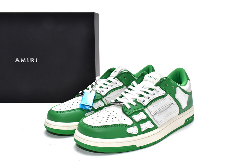 AMIRI Skel Top Low Whtie Green