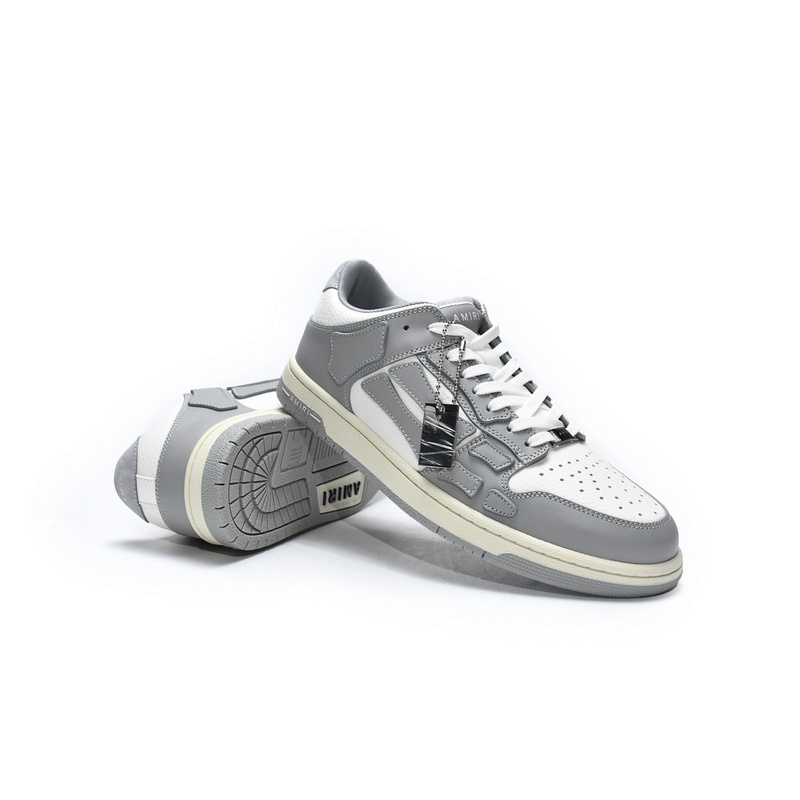 AMIRI Skel Top Low Whtie Grey