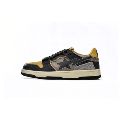 AP Bape Sk8 Sta Low Make old Black and Yellow