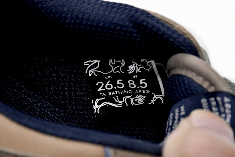 AP Bape Sk8 Sta Low Make old Khaki Blue