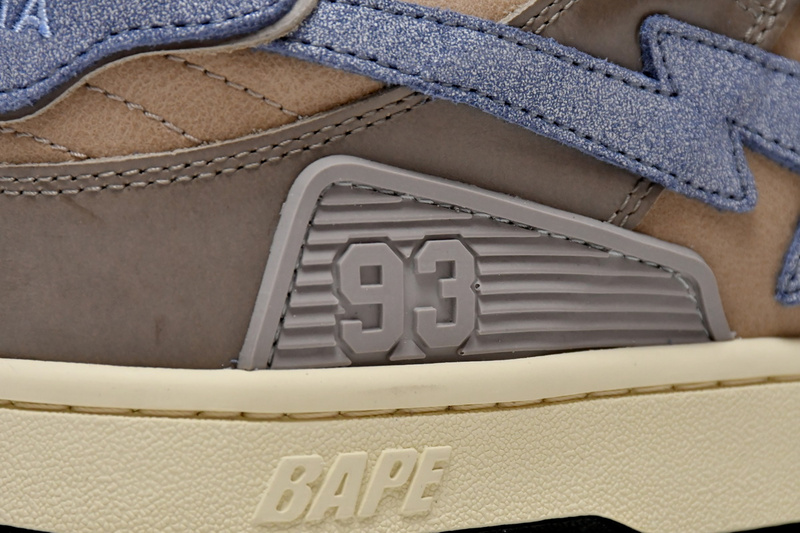 AP Bape Sk8 Sta Low Make old Khaki Blue