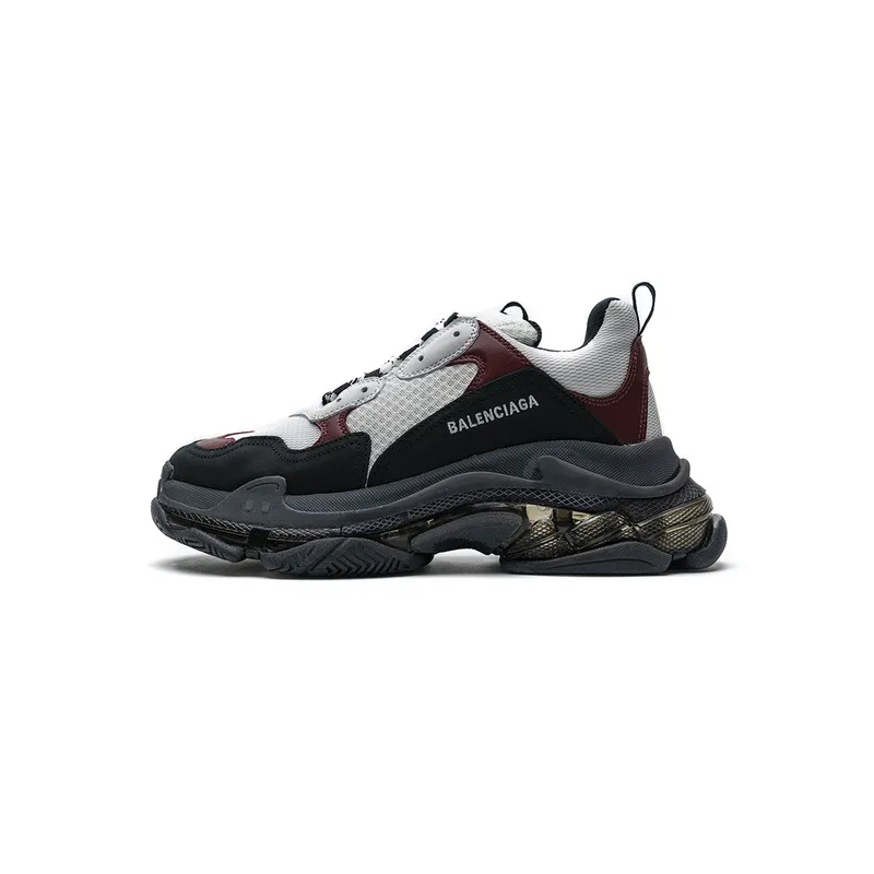 Balenciaga Triple S Black Brown Red