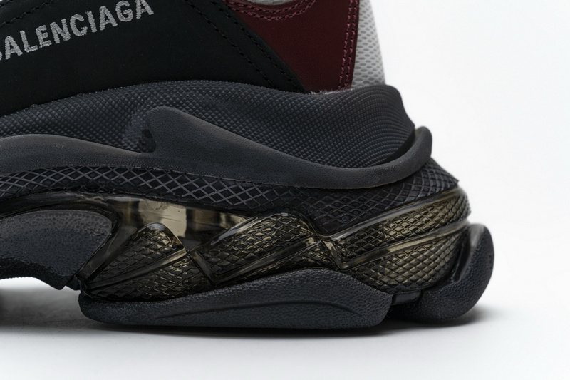 Balenciaga Triple S Black Brown Red