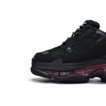 Balenciaga Triple S Black Claret Red